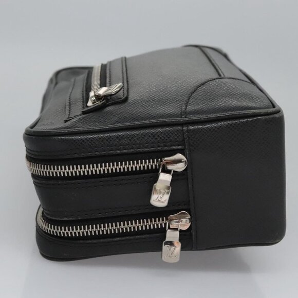 LOUIS VUITTON Taiga Pavel Clutch Bag Ardoise M32902 LV Auth nb211 - Picture 5 of 16